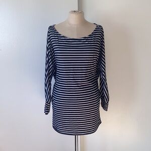 5/$15 Women’s Poetsky Striped Long Sleeve Boatneck Shirt L